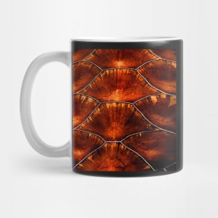 Abstract Turtle Shell Pattern Graphic Art Design, Turtle Lover Gift Mug